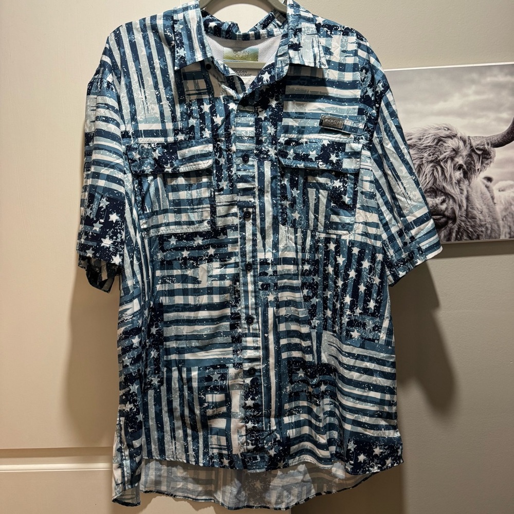 Ocean and coast short sleeve button down shirt